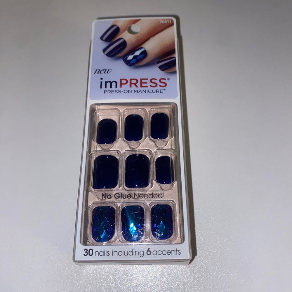 imPRESS Press-On Manicure - Deep Blue